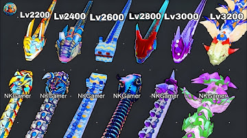 Snake Clash 🐍 | Lv2200–Lv3200 Boss Fight Showcase 💥 Max Level Gameplay #405