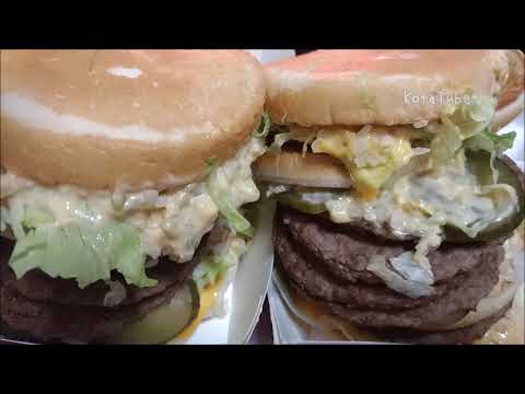 【大食いフードファイターごっこ】マクドナルド夜限定倍ビッグマック4個パティ16枚1.2kg2000円分魔改造&実食!素人が真似事をしてみた【プロは偉大】McDonald's bigmac