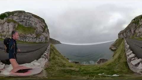 GoPro Fusion 360 test video - Great Orme walk