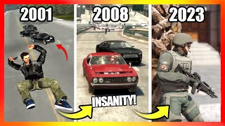 Evolution of F.B.I. CHASES in GTA Games! (GTA 3 → GTA 5)