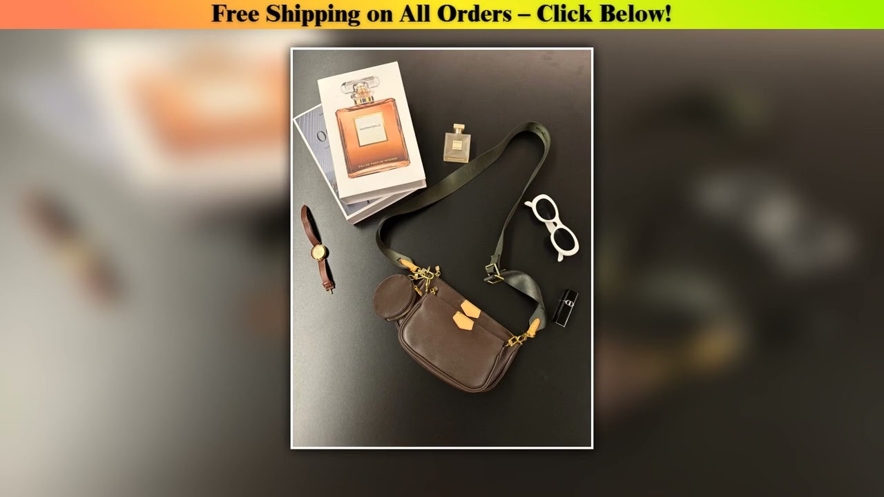 2026 New Trend Designer Crossbody Bag Women's Multifunctio Detachable Zero Wallet Classic Vintage