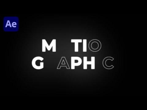 Flicker Text Animation Tutorial in After Effects | Flickering Text Effect