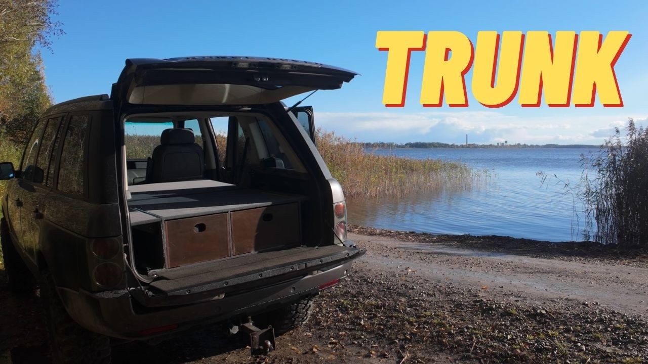 Trunk Inner Range Drawers in the trunk – how to fit a bed and storage box into a Range ...