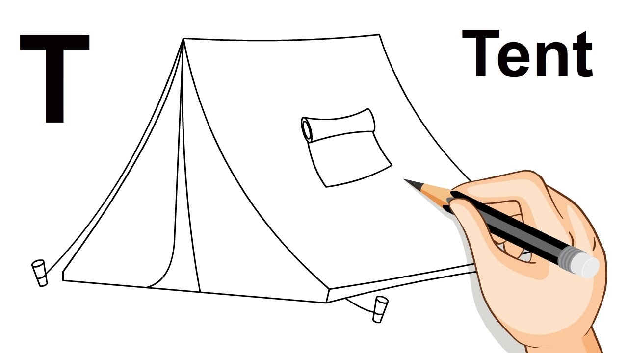 11,400+ Tent Drawing Stock Photos, Pictures & Royalty-Free Images - iStock  | Circus tent drawing, Camping tent drawing
