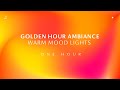 Warm lights with chill music  1 hour  stress relief