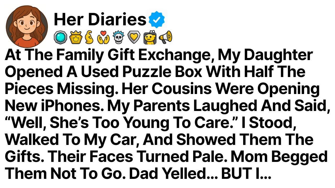 At The Family Gift Exchange, My Daughter Opened A Used Puzzle Box With Half The Pieces Missing...