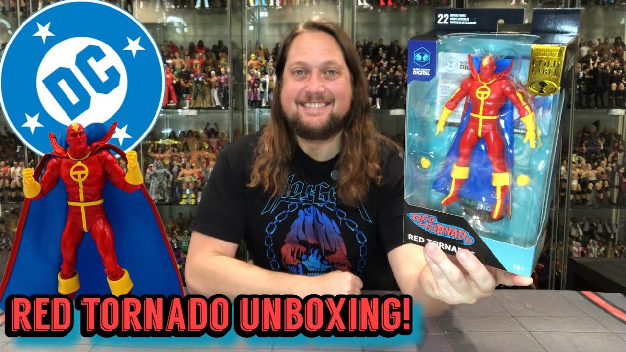 Red Tornado DC McFarlane Digital Unboxing & Review!