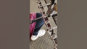 Installation process of chain conveyor belt #welding