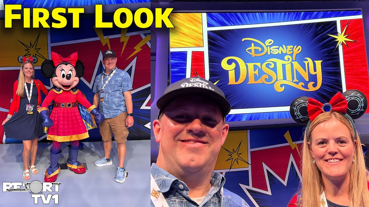 Disney Destiny - Exclusive First Look - Shows, Lounges, Merchandise & More - Disney Cruise Line