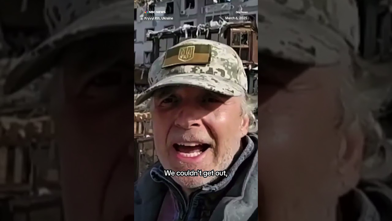 Aid worker in Ukraine describes narrow escape from Russian missile strike