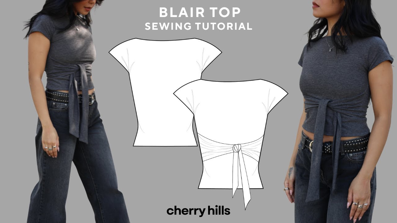 Blair Boat Neck Top Sewing Tutorial