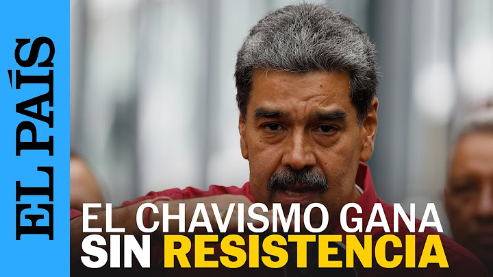 VENEZUELA | El chavismo gana unas elecciones marcadas por la abstención y la represión | EL PAÍS