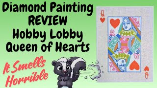 Diamond Painting REVIEW Hobby Lobby Queen Of Hearts Playing Card