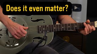 My biggest mistake buying resonator guitar strings