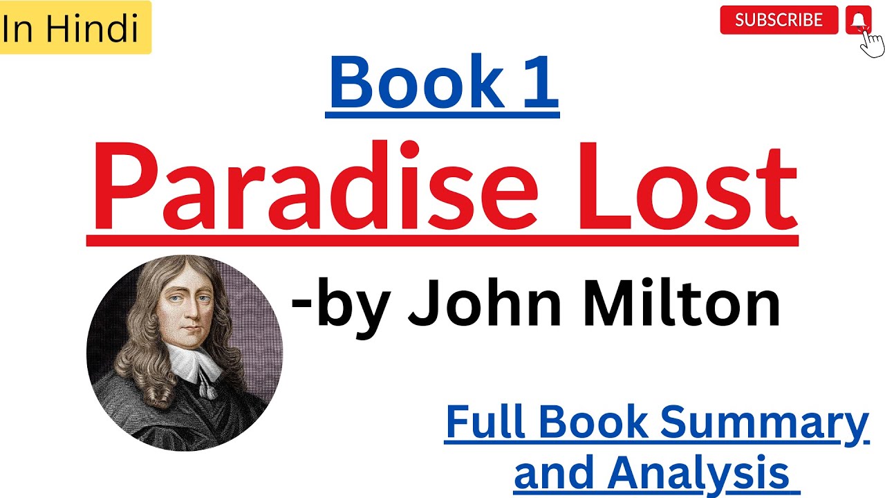 "Paradise Lost by John Milton: Exploring the Epic Masterpiece"| Book 1 ...