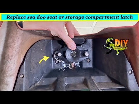 Replace jet ski seat or storage compartment latch - DIY - YouTube