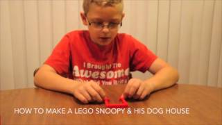 Lego Tutorial: How to make a Lego Snoopy and dog house