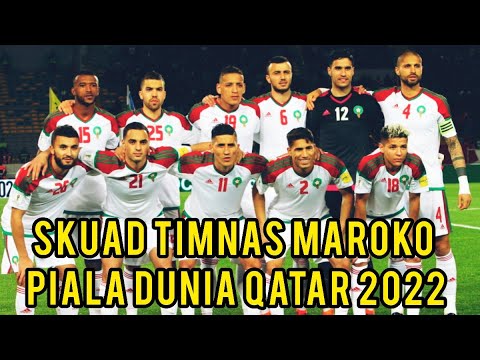 clikbet88 x alatoto - Squad Timnas Maroko Piala Dunia Qatar 2022