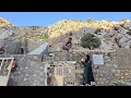 Building a Shelter in the Cold Autumn Mountains | Jahangir and Maryam on the Path of Hard Work