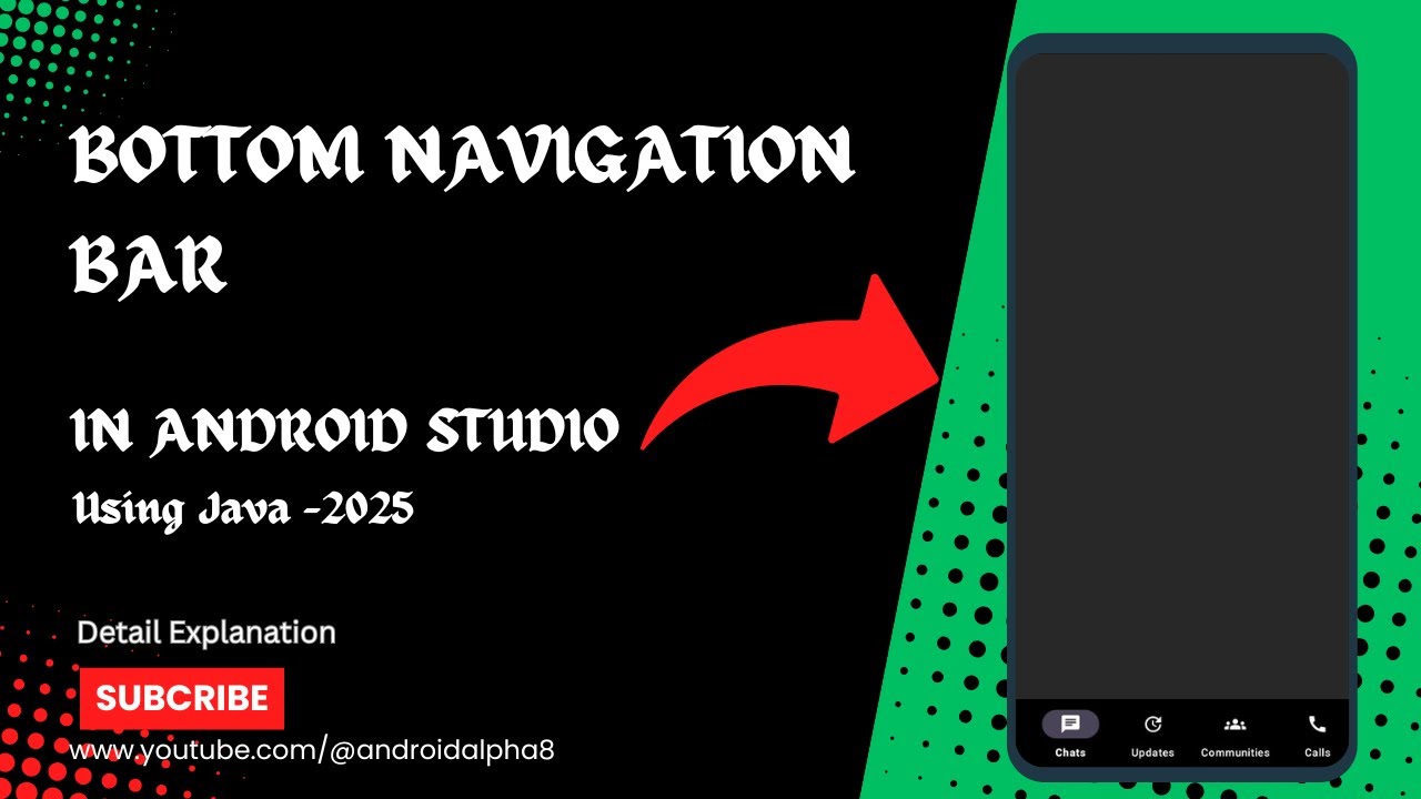 How to Create Bottom Navigation View in Android Studio 2025 | Step-by ...