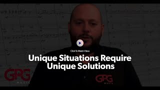 Full Unique situations require unique solutions News