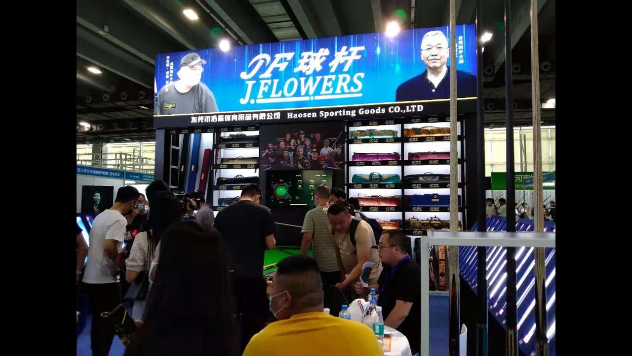 JFlowers cues International Billiards Exhibition YouTube