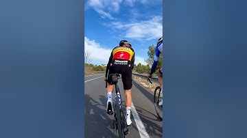 On the wheel of REMCO EVENEPOEL - Olympic TT Champion 2024(full video on channel) #cycling #champion