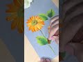 Day6simple floral painting using acrylic  