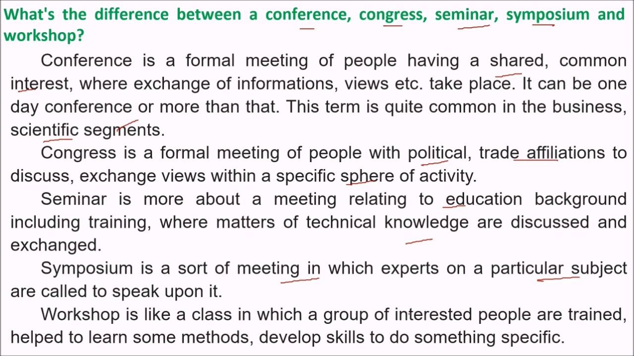 Conference Congress Seminar Symposium And Workshop In HINDI YouTube Conference congress seminar symposium and workshop in hindi youtube