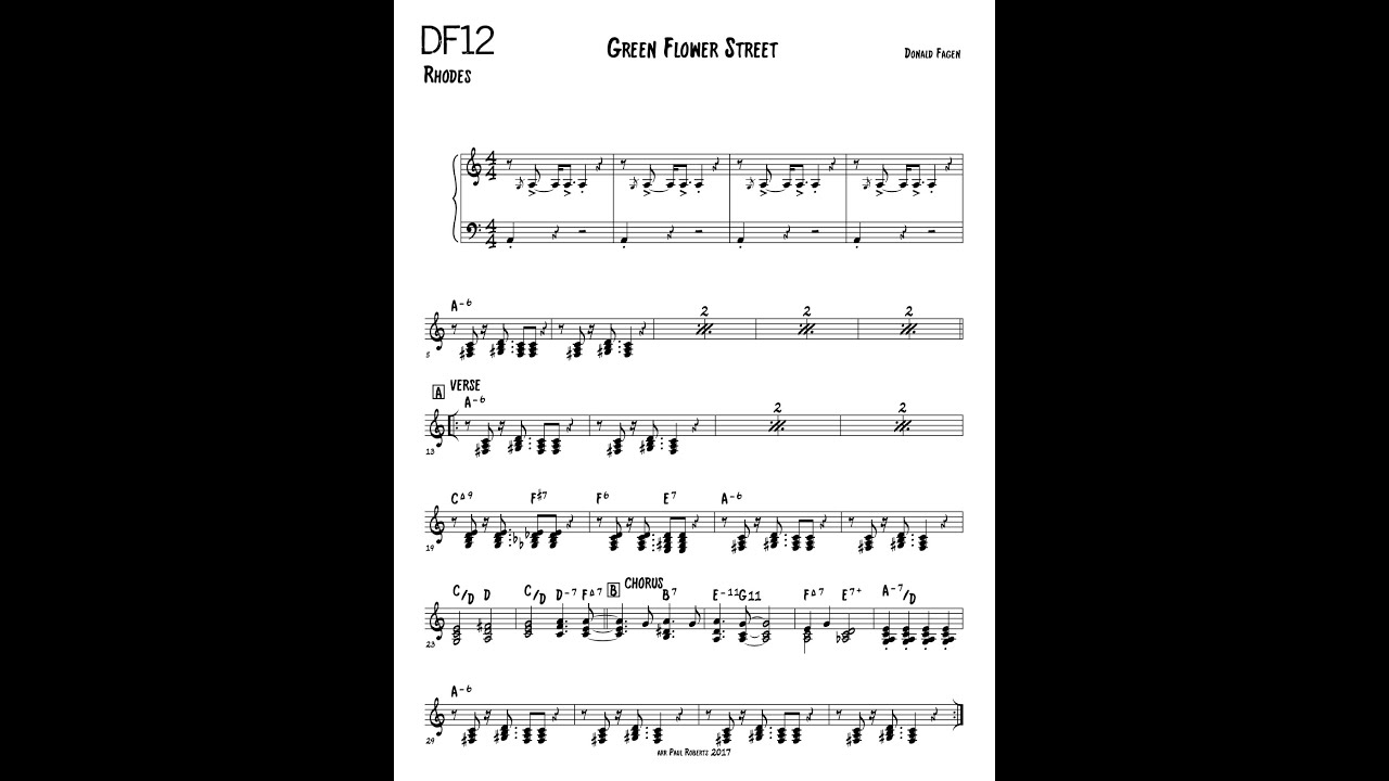 "Green Flower Street" Rhodes Practice YouTube