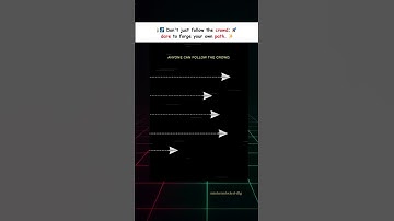 Forge Your Own Path! Don