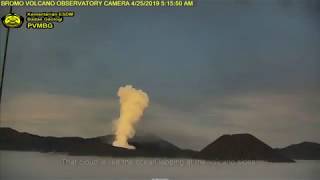 Bromo Volcano Time Lapse 190425
