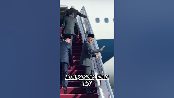 Menlu Sugiono tiba di RRC #nkri #kopassus #prabowo #unitednation #merahputih