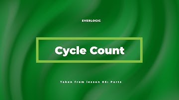 Cycle Count | EverLogic Software Training