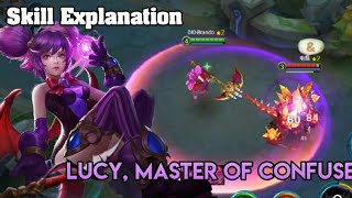 Lucy/Cherith, Skill Explanation (Heroes Evolved - Chinese Server)