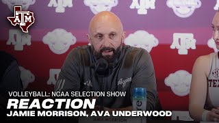 NCAA Volleyball Selection Show Reaction: Jamie Morrison, Ava Underwood