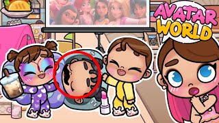 LA PRIMERA *PIJAMADA* DE MI HIJA CON SUS AMIGAS en Avatar World | Sol Games