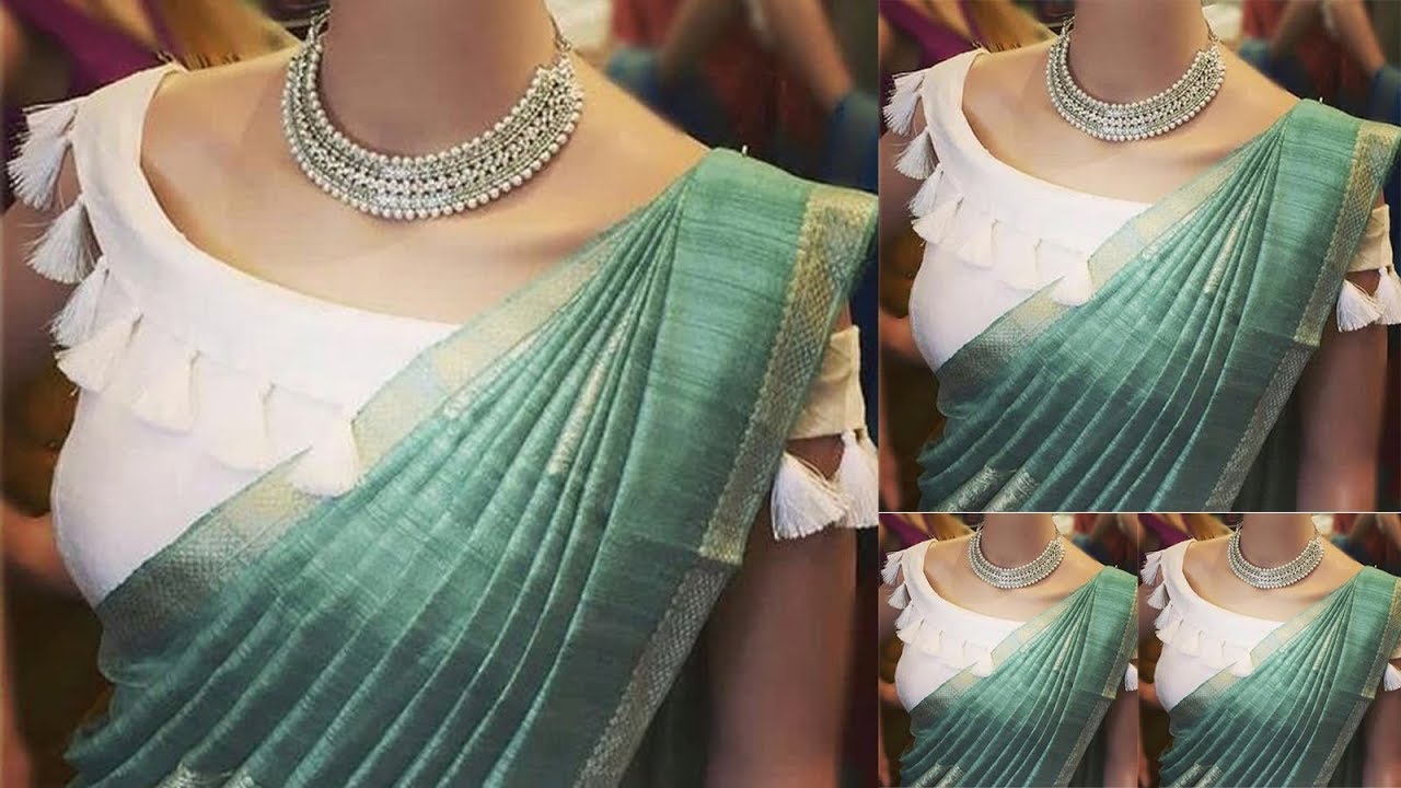 Saree blouse neck designs 2019