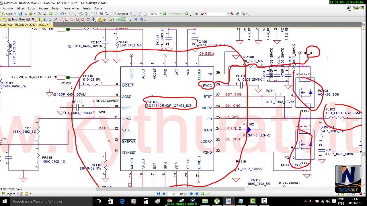 voltagem do conector da bateria do laptop