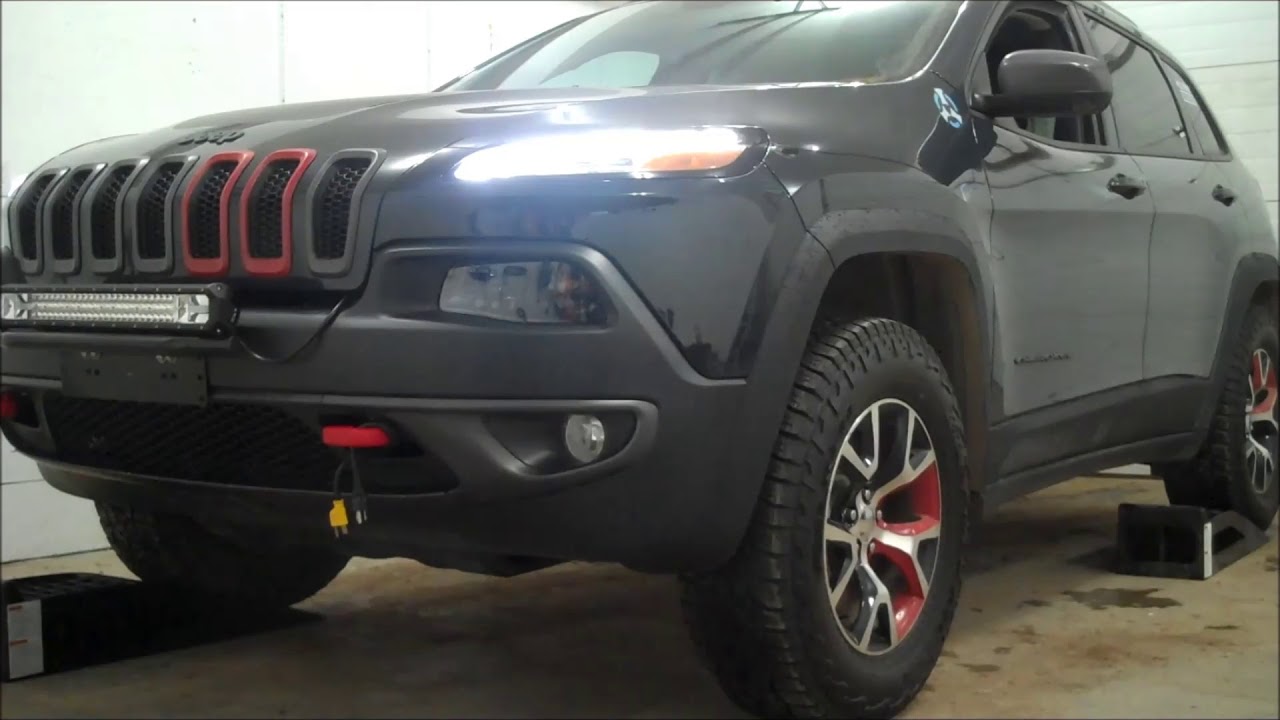 2016 Cherokee Trailhawk Front Axle BLD Testing Sport Mode YouTube