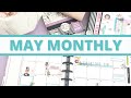 MAY MONTHLY PLAN WITH ME | SPRING SQUAD LIFE | CLASSIC HAPPY PLANNER