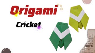 How to make Jeremy Shafer origami/origami cricket bat