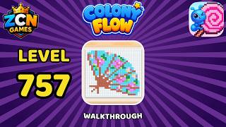Colony Flow Level 757 Walkthrough | New Update | Full Solution