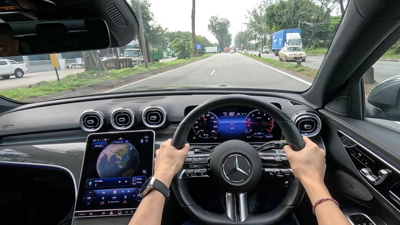 2022 Mercedes Benz C200 | Day Time POV Test Drive - YouTube