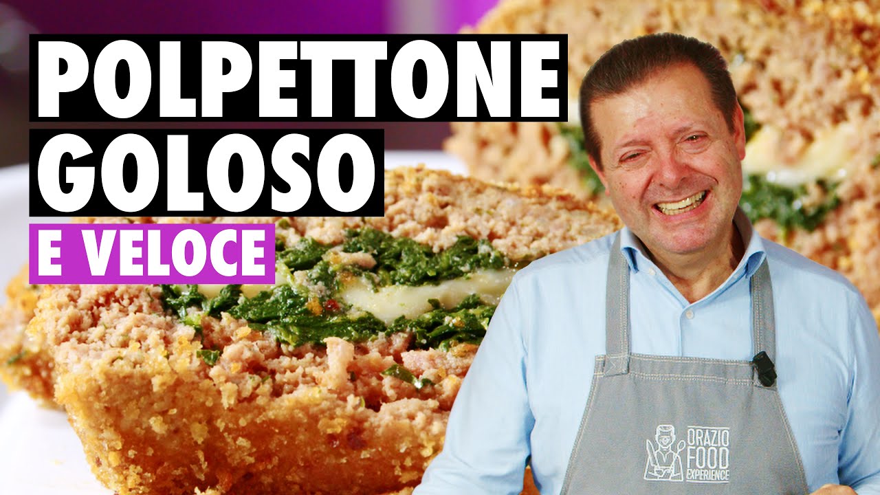 POLPETTONE RIPIENO SEMPLIFICATO - Facile e goloso con provola filante! 💥😋