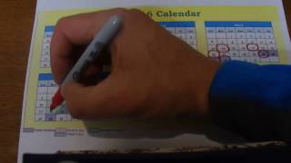 ASMR - Calendar - Australian Accent - Days, Months and Important Days are Quietly Whispered screenshot 4