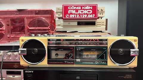 Đài Sharp QT-77mkll siêu đẹp,chất âm thì quá nổi tiếng rồi,ko cần QC nữa,mời Ae đam mê lh/0912129067
