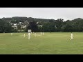 Tyler wellmans century for uplyme  lyme regis cricket club