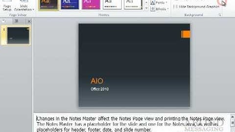 Using PowerPoint 2010 - Work with Handout Master