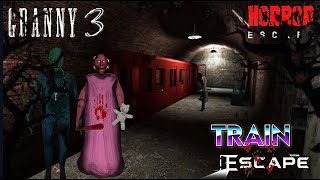 Granny 3 Live Stream | horror game | Train Escape in pc